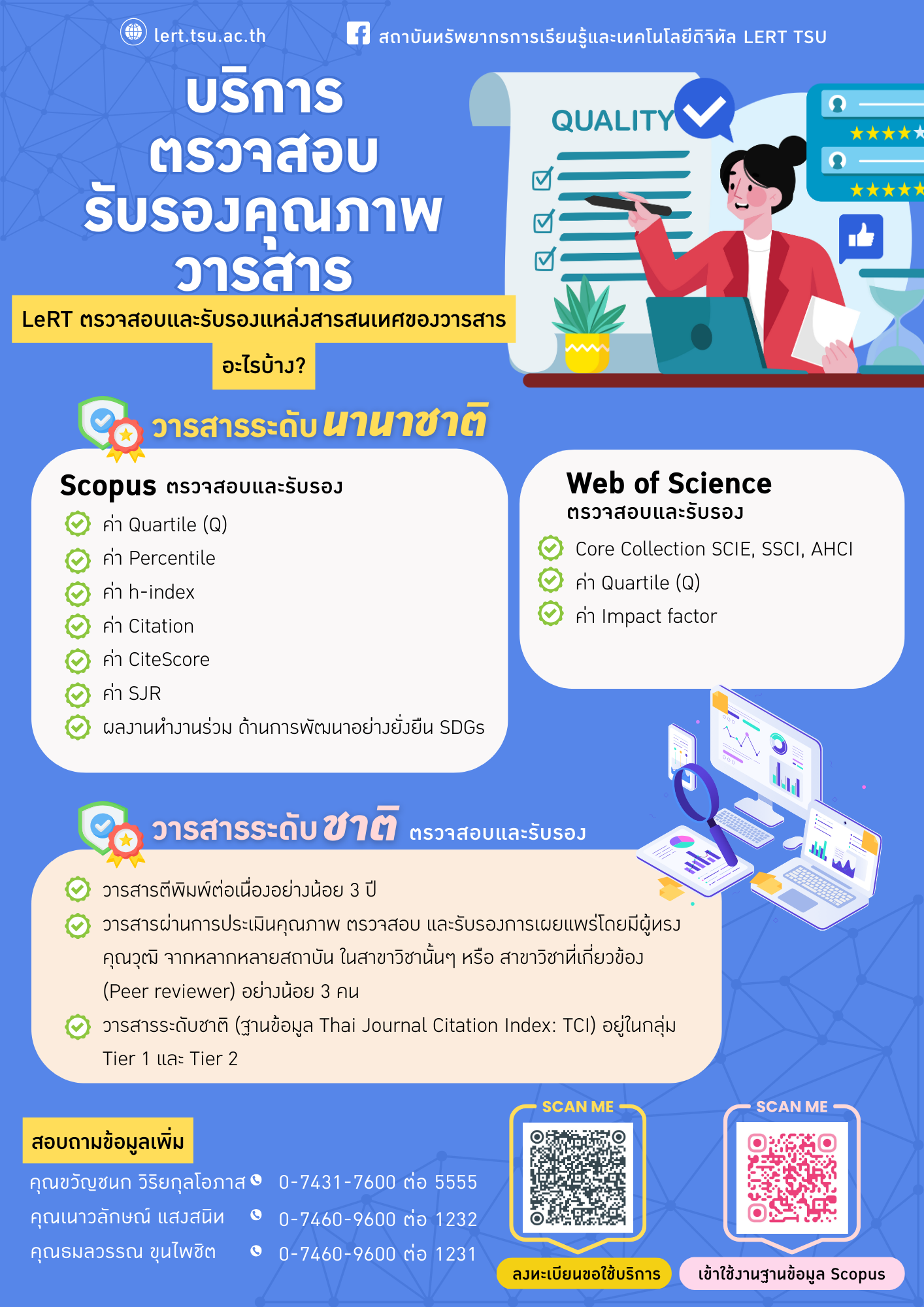 อยากมั่นใจว่าวารสารของคุณมีคุณภาพระดับสากล?