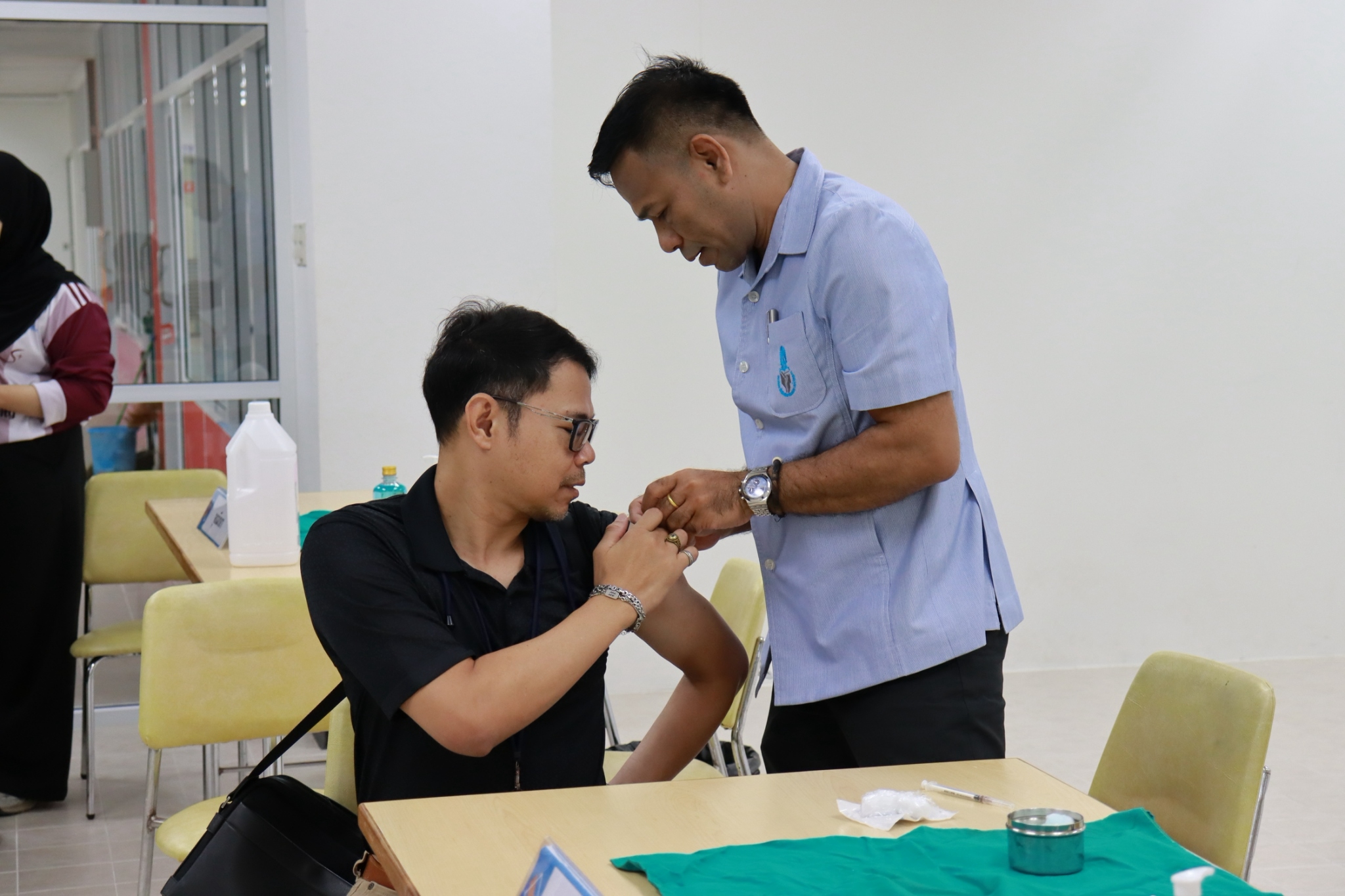 LeRT เปิดพื้นที่บริการสุขภาพ สนับสนุนกิจกรรมฉีดวัคซีนป้องกันไข้หวัดใหญ่