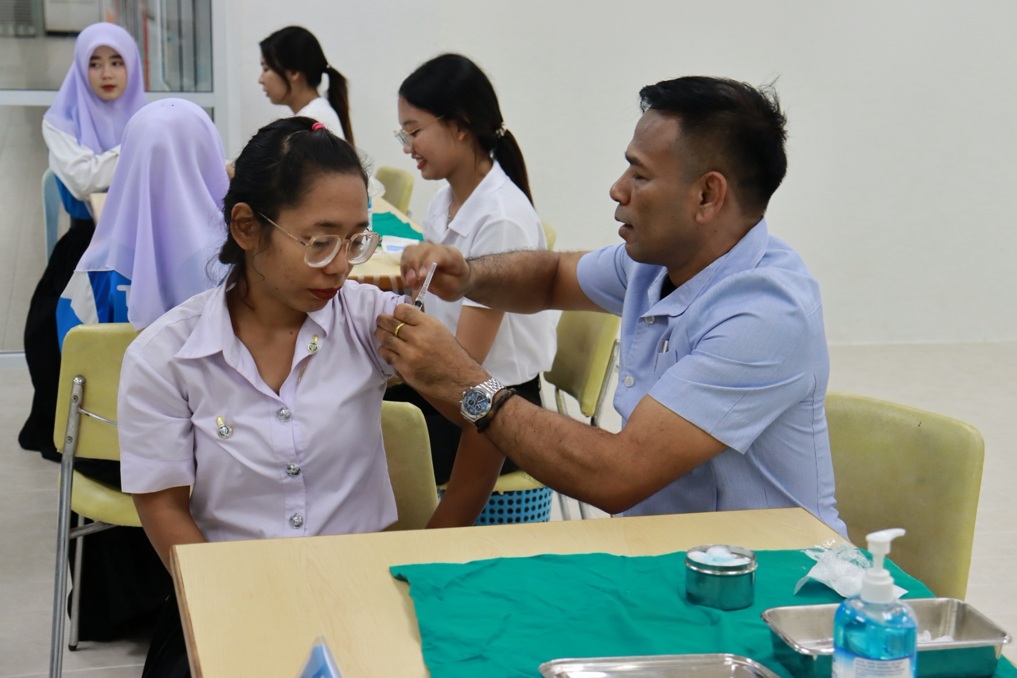 LeRT เปิดพื้นที่บริการสุขภาพ สนับสนุนกิจกรรมฉีดวัคซีนป้องกันไข้หวัดใหญ่