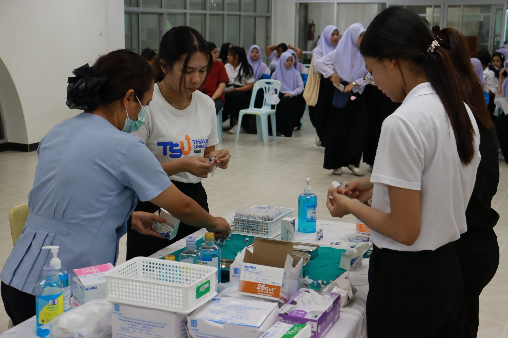 LeRT เปิดพื้นที่บริการสุขภาพ สนับสนุนกิจกรรมฉีดวัคซีนป้องกันไข้หวัดใหญ่