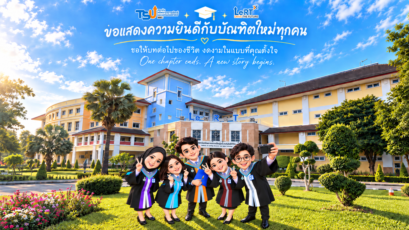 ขอแสดงความยินดีกับความสำเร็จอีกขั้นของบัณฑิตใหม่