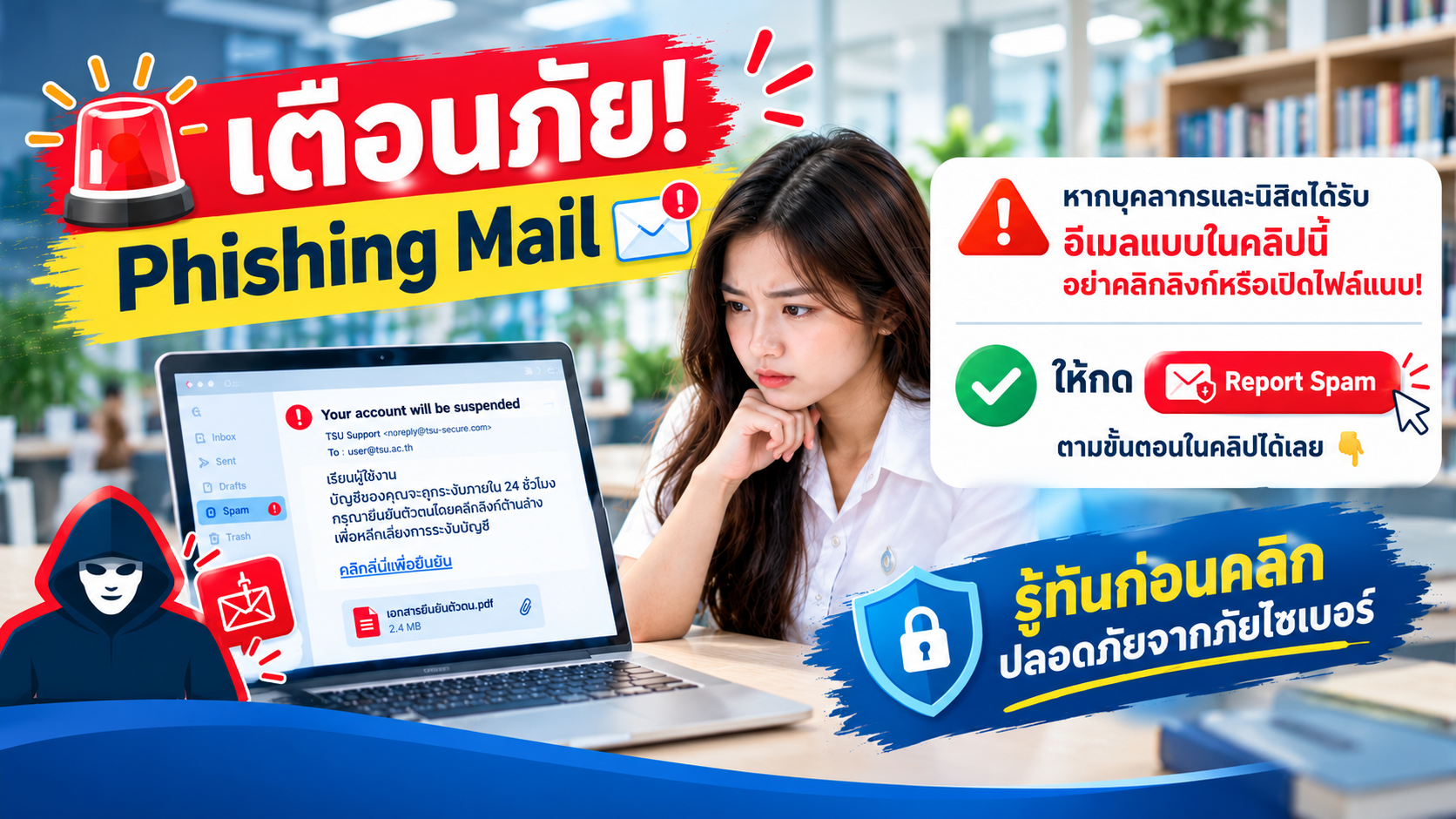เตือนภัย! Phishing Mail