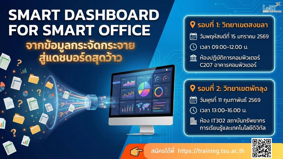 อย่ารอให้การตัดสินใจช้ากว่าข้อมูล! ถึงเวลาอัปเกรดสู่ SMART DASHBOARD FOR SMART OFFICE